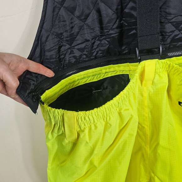 PIP Insulated Bib Overalls Sz XL High Visibility Pockets Reflective Ripstop - Picture 6 of 12